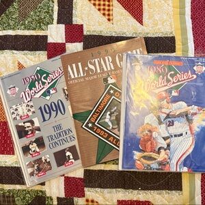 Vintage Baseball Program Collection